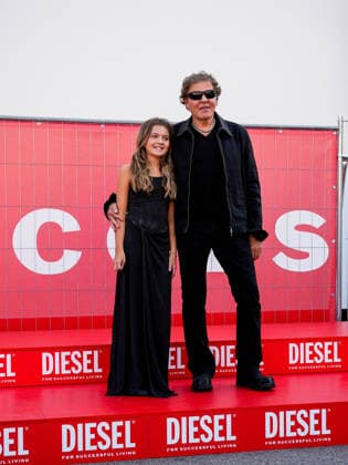 IPA88832851 - Milan, Milan Women™s Fashion Week Spring Summer 2027 - Diesel fashion show - guests - Pictured: Sidney Rosso, Renzo Rosso  Copyright: xRiccardoxGiordanox xRiccardoxGiordanox IPA88832851