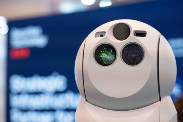 Reconnaissance system with thermal imaging camera, surveillance, observation, feature, background image, symbolic photo, EUDEX Euro Defense Expo trade show, on September 22, 2026, at Messe Essen in Germany