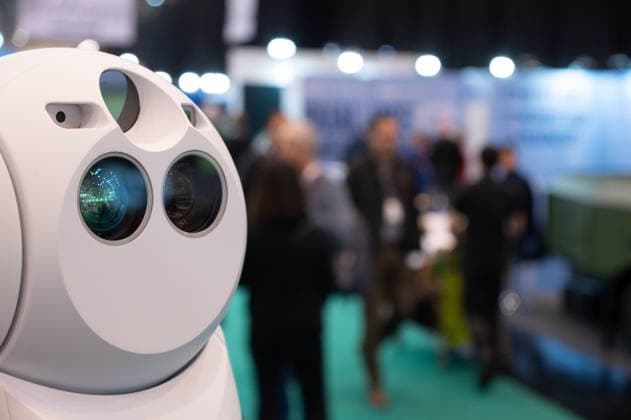 Reconnaissance system with thermal imaging camera, surveillance, observation, feature, background image, symbolic photo, EUDEX Euro Defense Expo trade show, on September 22, 2026, at Messe Essen in Germany