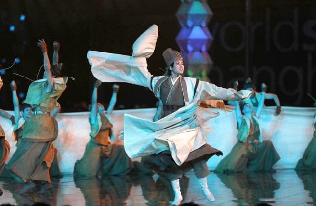 (260922) -- SHANGHAI, Sept. 22, 2026 -- People perform during the opening ceremony of the 48th WorldSkills Competition in east China s Shanghai, Sept. 22, 2026. The 48th WorldSkills Competition opened in Shanghai on Tuesday evening, with 1,385 competitors from 68 countries and regions vying in 64 skill events. ) CHINA-SHANGHAI-WORLDSKILLS COMPETITION-OPENING CEREMONY (CN) FangxZhe 
