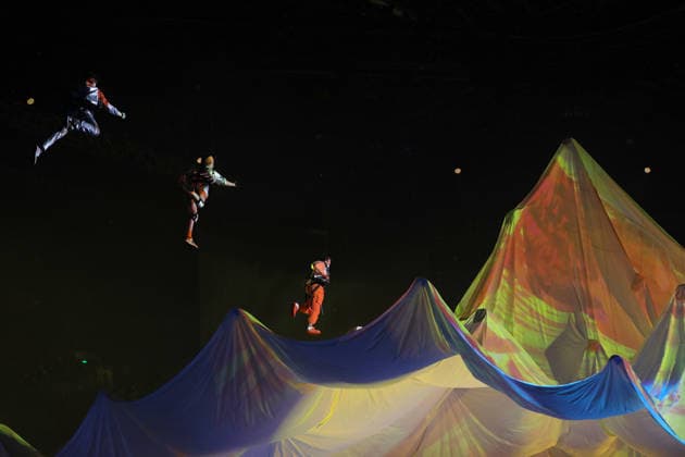 (260922) -- SHANGHAI, Sept. 22, 2026 -- People perform during the opening ceremony of the 48th WorldSkills Competition in east China s Shanghai, Sept. 22, 2026. The 48th WorldSkills Competition opened in Shanghai on Tuesday evening, with 1,385 competitors from 68 countries and regions vying in 64 skill events. ) CHINA-SHANGHAI-WORLDSKILLS COMPETITION-OPENING CEREMONY (CN) FangxZhe 