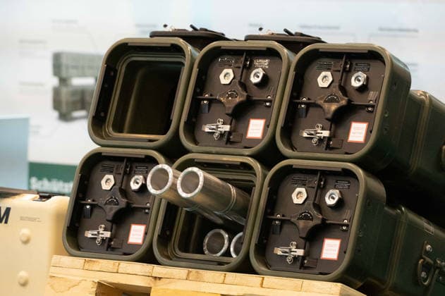 Transport crate for projectiles, EUDEX Euro Defense Expo, on September 22, 2026, at Messe Essen, Germany