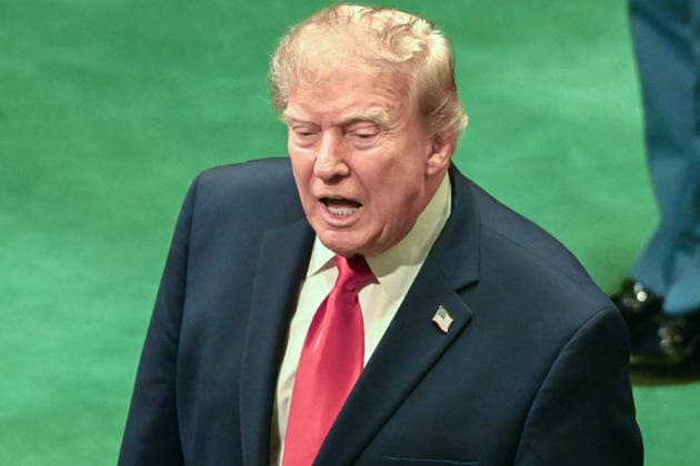 Trump Addresses the United Nations General Assembly United States President Donald J Trump addresses the opening of the 81st Session of the United Nations General Assembly at United Nations Headquarters in New York, New York, USA on Tuesday, 22 September, 2026. Photo by Kyle Mazza CNP ABACAPRESS.COM New York New York United States  Copyright: xCNP ABACAx