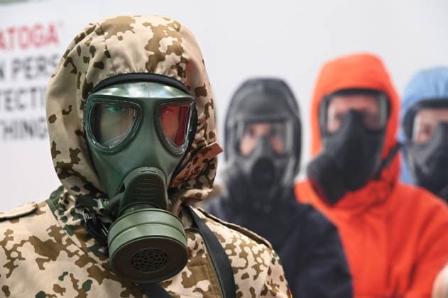 Respiratory protection equipment, contamination, decontamination, protective equipment, gas mask, NBC protective mask, EUDEX Euro Defense Expo trade show, on September 22, 2026, at Messe Essen, Germany