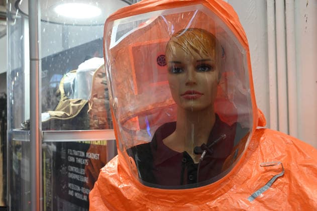 Protective equipment against toxic substances, respiratory protection equipment, contamination, decontamination, protective equipment, gas mask, NBC protective mask, EUDEX Euro Defense Expo trade show, on September 22, 2026, at Messe Essen, Germany