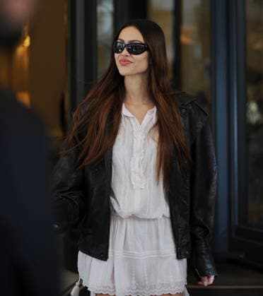 RECORD DATE NOT STATED IPA88835427 - Milan, photo by Mimmo Carriero—Amelia Gray leaves a hotel to attend the Prada fashion show  Copyright: xx xx IPA88835427