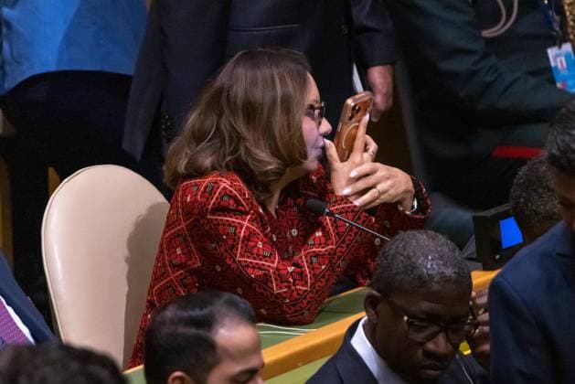 United Nations General Assembly The First Lady of Brazil, Rosangela Lula da Silva, known as Janja, during the 81st General Assembly of the United Nations at UN headquarters in New York, United States, on Tuesday, September 22, 2026. NEW YORK NY UNITED STATES Copyright: xWILLIAMxVOLCOVx