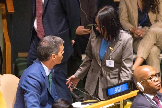 United Nations General Assembly Venezuelan interim president Delcy Rodriguez during the 81st United Nations General Assembly at UN headquarters in New York, United States, on Tuesday, September 22, 2026. NEW YORK NY UNITED STATES Copyright: xWILLIAMxVOLCOVx