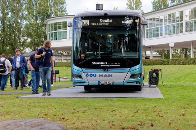InnoTrans 2026 Transportation Technology Trade Fair, September 22, Berlin, Germany: The international InnoTrans transportation technology trade fair in the exhibition halls beneath Berlin s Radio Tower. Pictured: