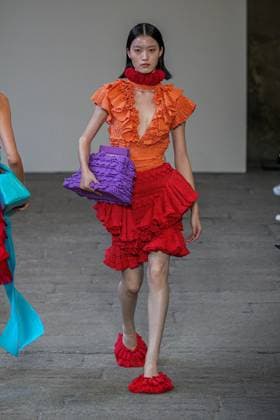 IPA88836103 - Milan, Milan Women™s Fashion Week Spring Summer 2027 - Women™s Fashion, Spring Summer 2027 - J.Salinas fashion show - runway in the photo: models  Copyright: xRiccardoxGIordanox xRiccardoxGiordano IPAx IPA88836103