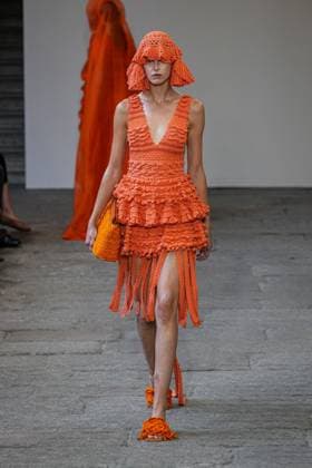IPA88836138 - Milan, Milan Women™s Fashion Week Spring Summer 2027 - Women™s Fashion, Spring Summer 2027 - J.Salinas fashion show - runway in the photo: models  Copyright: xRiccardoxGIordanox xRiccardoxGiordano IPAx IPA88836138