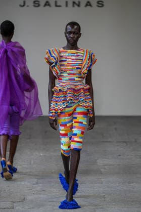 IPA88836272 - Milan, Milan Women™s Fashion Week Spring Summer 2027 - Women™s Fashion, Spring Summer 2027 - J.Salinas fashion show - runway in the photo: models  Copyright: xRiccardoxGIordanox xRiccardoxGiordano IPAx IPA88836272