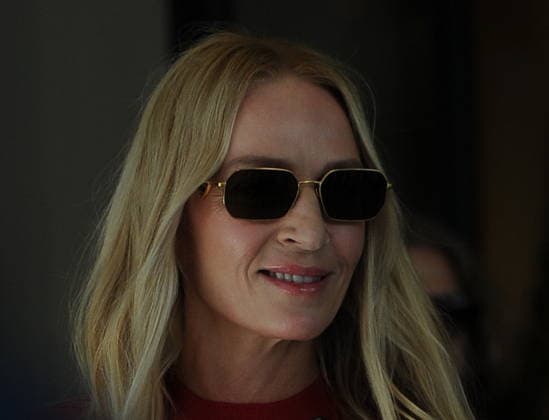 RECORD DATE NOT STATED IPA88836495 - Milan—Photo by Mimmo Carriero—Uma Thurman leaves the hotel to attend the Prada fashion show  Copyright: xx xx IPA88836495