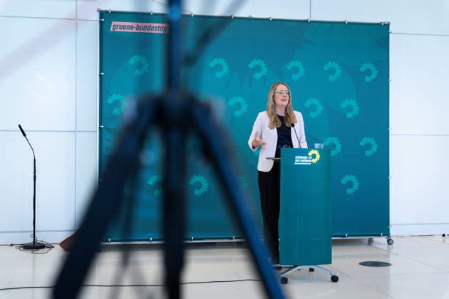 Press Statement, Alliance 90 The Greens, Katharina Dröge Press Statement, Reichstag Building, Bundestag Caucus, Alliance 90 The Greens, Chairwoman, Katharina Dröge Berlin Berlin GER