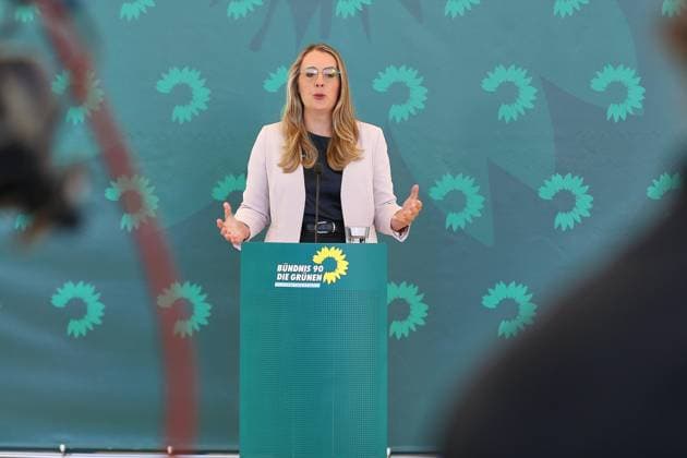 Berlin, Germany, September 22, 2026 German Bundestag Green Party caucus meeting Katharina Dröge of the Green Party delivers a statement Copyright: xdtsxNachrichtenagenturx dts_135882