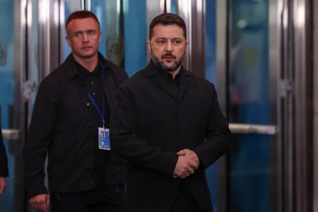 United Nations General Assembly Ukrainian President Volodymyr Zelenskyy arrives for the 81st United Nations General Assembly at UN headquarters in New York, United States, on Tuesday, September 22, 2026 NEW YORK CITY united nations NY UNITED STATES Copyright: xVanessaxCarvalhox