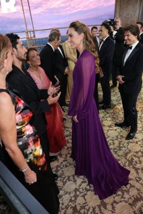 . 22 09 2026. London, United Kingdom. Prince William and Kate Middleton, the Prince and Princess of Wales, at the world premiere of Digger, at the Royal Film Performance in London.  xStephenxLockx xi-Imagesx IIM-27022-0024