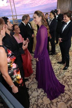 . 22 09 2026. London, United Kingdom. Prince William and Kate Middleton, the Prince and Princess of Wales, at the world premiere of Digger, at the Royal Film Performance in London.  xStephenxLockx xi-Imagesx IIM-27022-0027