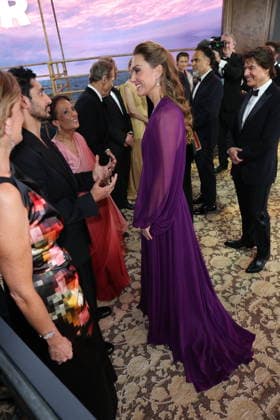 . 22 09 2026. London, United Kingdom. Prince William and Kate Middleton, the Prince and Princess of Wales, at the world premiere of Digger, at the Royal Film Performance in London.  xStephenxLockx xi-Imagesx IIM-27022-0046
