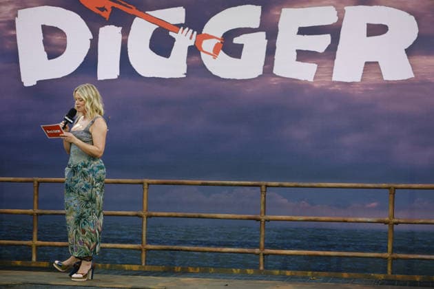 Digger World Film Premiere, London, UK Edith Bowman at Digger Royal Film Performance and World Premiere at Leicester Square Gardens, 22 September 2026., Credit:Julie Edwards Avalon United Kingdom, London  Copyright: xJuliexEdwardsx xAvalonx 1137275776