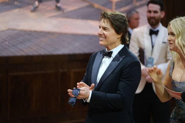 Digger World Film Premiere, London, UK Tom Cruise, guest and Edith Bowman at Digger Royal Film Performance and World Premiere at Leicester Square Gardens, 22 September 2026., Credit:Julie Edwards Avalon United Kingdom, London  Copyright: xJuliexEdwardsx xAvalonx 1137275947