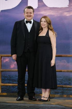 Digger World Film Premiere, London, UK James Dryden and guest at Digger Royal Film Performance and World Premiere at Leicester Square Gardens, 22 September 2026., Credit:Julie Edwards Avalon United Kingdom, London  Copyright: xJuliexEdwardsx xAvalonx 1137275996