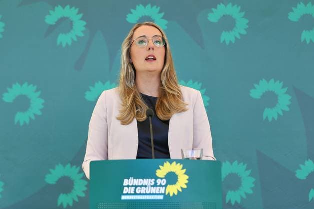 Berlin, Germany, September 22, 2026 German Bundestag Green Party caucus meeting Katharina Dröge of the Green Party issues a statement Copyright: xdtsxNachrichtenagenturx dts_135879