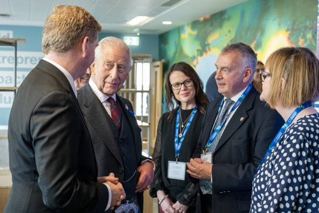 King Charles III visit to Peterhead King Charles III during a visit to the new Great British Energy headquarters in Aberdeen to meet with representatives working across North East Scotland supporting the United Kingdom™s energy transition. Picture date: Tuesday September 22, 2026., Credit:Lesley Martin PA ROTA - B68 Avalon UK, Aberdeen  Copyright: xLesleyxMartinx xPAxROTAx-xB68x xAvalonx 1137290370