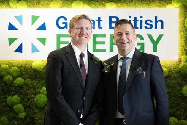 King Charles III visit to Peterhead Dan McGrail, CEO of Great British Energy, alongside Juergen Maier, Chair of Great British Energy, ahead of King Charles III™s visit to the new Great British Energy headquarters in Aberdeen to meet with representatives working across North East Scotland to support the United Kingdom™s energy transition. Picture date: Tuesday September 22, 2026., Credit:Lesley Martin PA ROTA - B68 Avalon UK, Aberdeen  Copyright: xLesleyxMartinx xPAxROTAx-xB68x xAvalonx 1137290415