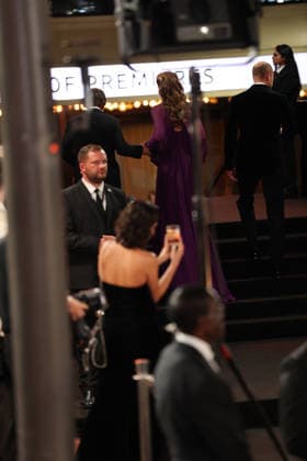 . 22 09 2026. London, United Kingdom. Prince William and Kate Middleton, the Prince and Princess of Wales, arriving for the premiere of Digger at the Royal Film Performance in London.  xStephenxLockx xi-Imagesx IIM-27022-0053