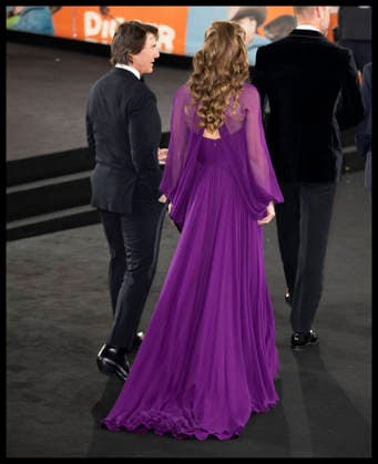 . 22 09 2026. London, United Kingdom. Tom Cruise and Kate Middleton, the Princess of Wales, at the world premiere of Digger at the Royal Film Performance in London.  xStephenxLockx xi-Imagesx IIM-27022-0058