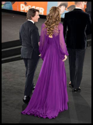 . 22 09 2026. London, United Kingdom. Tom Cruise and Kate Middleton, the Princess of Wales, at the world premiere of Digger at the Royal Film Performance in London.  xStephenxLockx xi-Imagesx IIM-27022-0059