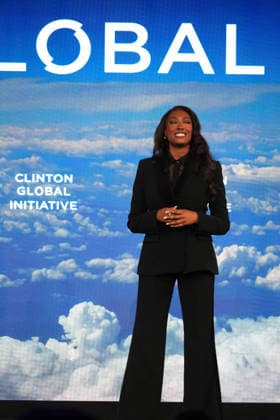 September 22, 2026, New York, Ny, USA: AISHA BOWE participates in the Clinton Global Initiative 2026 Annual Meeting-.New York Hilton Midtown, NYC.September 22, 2026. . Clinton Global Initiative 2026 Annual Meeting-.New York Hilton Midtown, NYC.September 22, 2026. New York USA  - ZUMAms4_ 20260922_faf_ms4_014 Copyright: xSoniaxMoskowitzxGordonx