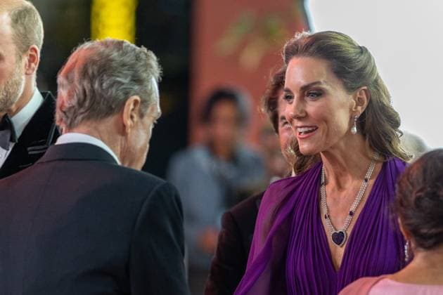 September 22, 2026, London, United Kingdom: Catherine Princess of Wales speaks to the cast member John Goodman at the Global Film Premiere of Digger, in Leicester Square, London.Cast and guests and members of the Royal Family attend the Global Film Premiere of Digger, in Leicester Square, London London United Kingdom - ZUMAs197 20260922_aaa_s197_139 Copyright: xPhilxLewisx
