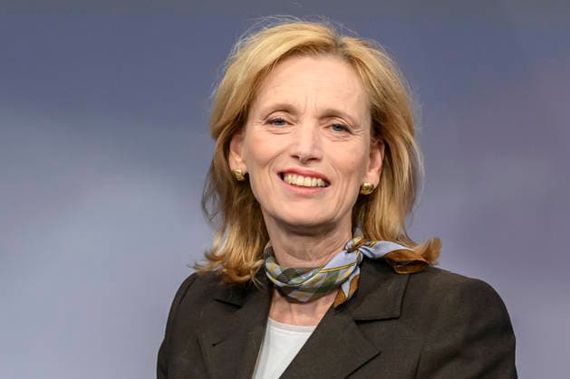Pictured, from left: Karin Prien, CDU Federal Minister of Education, GER, Berlin, studio, guest on Maischberger, political talk show, TV, program, with host Sandra Maischberger, Das Erste, from Studio 20 in Adlershof, September 22, 2026, Copyright: HMBxMedia UwexKoch