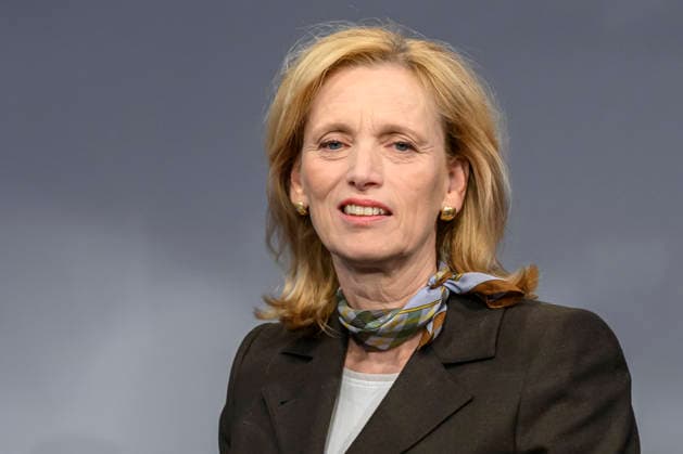 Pictured, from left: Karin Prien, CDU Federal Minister of Education, GER, Berlin, studio, guest on Maischberger, political talk show, TV, program, with host Sandra Maischberger, Das Erste, from Studio 20 in Adlershof, September 22, 2026, Copyright: HMBxMedia UwexKoch