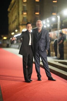 Ira Sachs, Rami Malek, Hristo Simeonov, Valeria Varbanova Tanya Shahova attends the red carpet The Man I Love of the 74th San Sebastian International Film Festival on September 22, 2026 in Donostia San Sebastian Cordon Press 