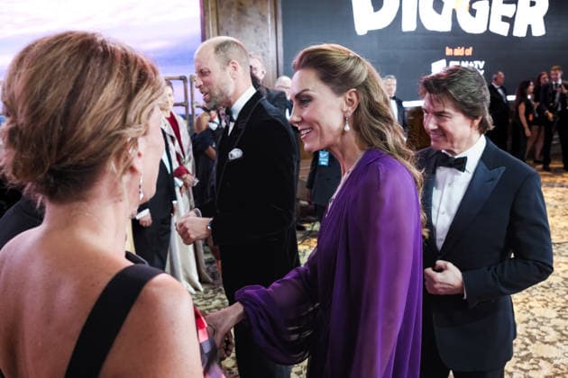 Royal Film Performance And World Premier Of Digger on Tuesday 22 September 2026 Catherine, Princess Of Wales, Prince William, Duke Of Cambridge And Tom Cruise seen at the Royal Film Performance And World Premier Of Digger on Tuesday 22 September 2026 at Odeon Luxe Leicester Square, London. ., Credit:Julie Edwards Avalon  Copyright: xJuliexEdwardsx xAvalonx 1137303117