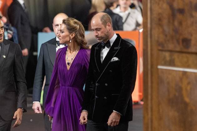 September 22, 2026, London, United Kingdom: Catherine Princess of Wales and Prince William attend the Global Film Premiere of Digger, in Leicester Square, London.Cast and guests and members of the Royal Family attend the Global Film Premiere of Digger, in Leicester Square, London London United Kingdom - ZUMAs197 20260922_aaa_s197_134 Copyright: xPhilxLewisx