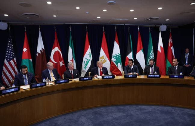 81st United Nations General Assembly in New York NEW YORK, UNITED STATES - SEPTEMBER 22: ----EDITORIAL USE ONLY - MANDATORY CREDIT - TURKISH PRESIDENCY MURAT KULA HANDOUT - NO MARKETING NO ADVERTISING CAMPAIGNS - DISTRIBUTED AS A SERVICE TO CLIENTS----) Turkish President Recep Tayyip Erdogan attends a summit hosted by US President Donald Trump with leaders of Gulf nations on the sidelines of the 81st United Nations General Assembly in New York, United States, on September 22, 2026. TUR Presidency Murat Kula Anadolu New York United States. Editorial use only. Please get in touch for any other usage.  Copyright: x2026xAnadoluxTURxPresidency MuratxKulax