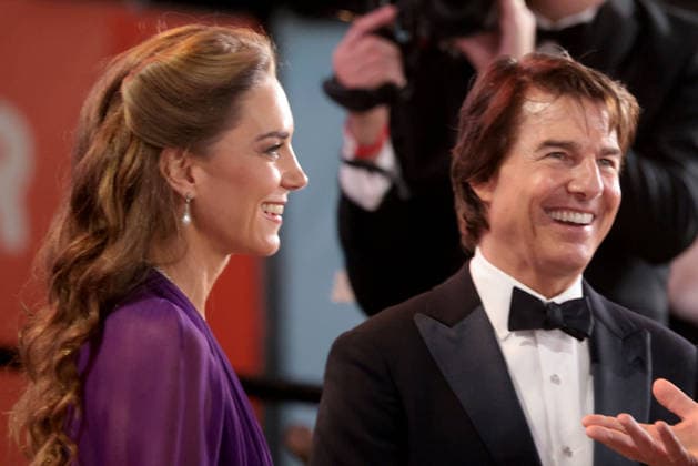 Digger Global Film Premiere, London, UK, on 22nd September 2026 Catherine Princess of Wales and Tom Cruise at Digger Global Film Premiere, London, UK, on 22nd September 2026, Credit:James Shaw Avalon UNITED KINGDOM, LONDON, London  Copyright: xJamesxShawx xAvalonx 1137310631