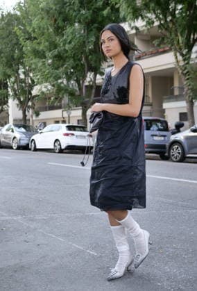 IPA88843103 - Milan, Milan Women s Fashion Week: Spring Summer 2026 2027 - Women s Fashion, Spring Summer 2026–2027, Prada Fashion Show - Pictured: Nicole Sahebi  Copyright: xLucaxPontix xLucaPonti IpaAgencyx IPA88843103