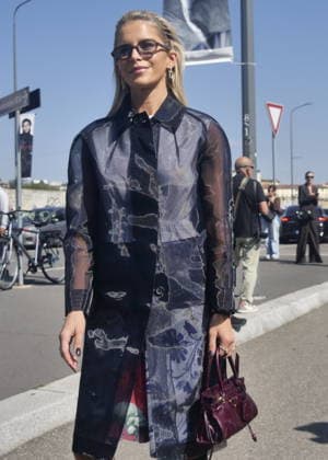 IPA88842874 - Milan, Milan Women s Fashion Week: Spring Summer 2026 2027 - Women s Fashion, Spring Summer 2026–2027, Prada fashion show—Pictured: Caroline Daur  Copyright: xLucaxPontix xLucaPonti IpaAgencyx IPA88842874