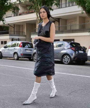 IPA88843053 - Milan, Milan Women s Fashion Week: Spring Summer 2026 2027 - Women s Fashion, Spring Summer 2026–2027, Prada fashion show—Pictured: Nicole Sahebi  Copyright: xLucaxPontix xLucaPonti IpaAgencyx IPA88843053