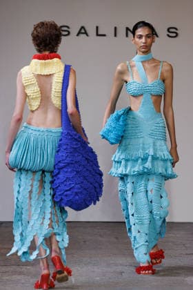 IPA88841797 - Milan, Milan Women™s Fashion Week Spring Summer 2027 - Women™s Fashion, Spring Summer 2027 - J. Salinas fashion show - runway - pictured: Models.  Copyright: xCinziaxCamelax xx IPA88841797