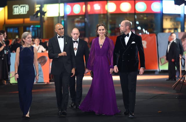 The Prince and Princess of Wales attend the World Premiere of Digger The Prince and Princess of Wales attend the World Premiere of Digger at the Odeon, Leicester Square, London, UK, on the 22nd September 2026. Picture by Geoff Pugh WPA-Pool London Odeon Leicester Square London UK  WHA-0831