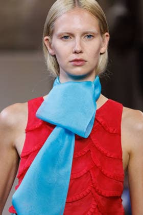 IPA88841845 - Milan, Milan Women™s Fashion Week Spring Summer 2027 - Women™s Fashion, Spring Summer 2027 - J. Salinas fashion show - runway - pictured: detail.  Copyright: xCinziaxCamelax xx IPA88841845