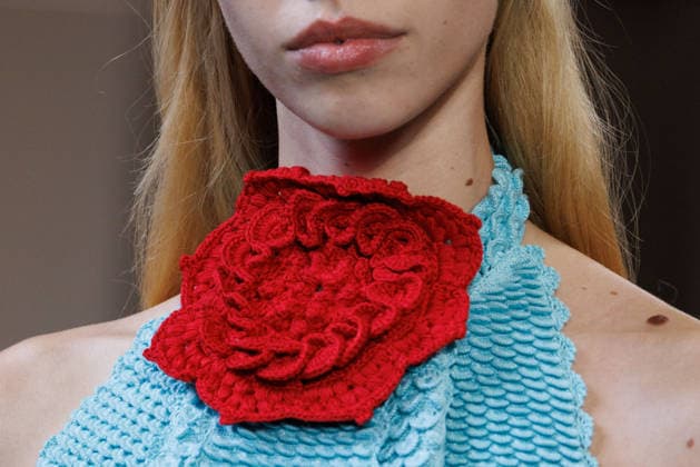 IPA88842467 - Milan, Milan Women™s Fashion Week Spring Summer 2027 - Women™s Fashion, Spring Summer 2027 - J. Salinas fashion show - runway - pictured: detail.  Copyright: xCinziaxCamelax xx IPA88842467