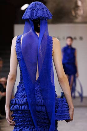 IPA88842896 - Milan, Milan Women™s Fashion Week Spring Summer 2027 - Women™s Fashion, Spring Summer 2027 - J. Salinas fashion show - runway - pictured: detail.  Copyright: xCinziaxCamelax xx IPA88842896