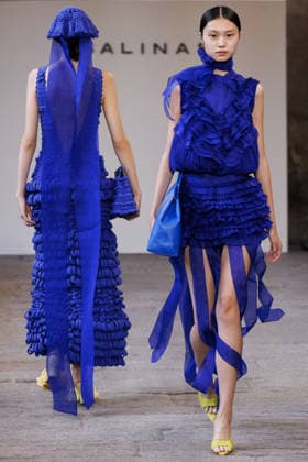 IPA88842934 - Milan, Milan Women™s Fashion Week Spring Summer 2027 - Women™s Fashion, Spring Summer 2027 - J. Salinas fashion show - runway - pictured: Model.  Copyright: xCinziaxCamelax xx IPA88842934